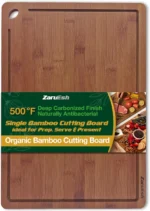 Zaruesh Extra Large Bamboo Cutting Board 17"x12"